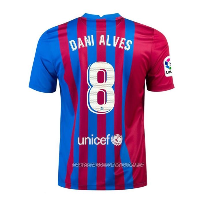 Camiseta Primera Barcelona Jugador Dani Alves 21-22